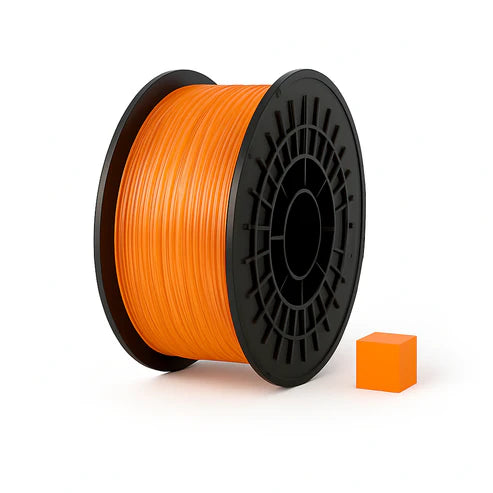 PETG Filaments Caurspīdīgs Oranžs; 1 KG