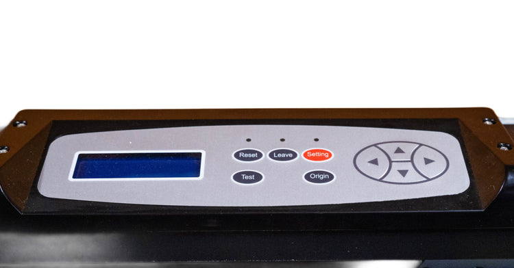 Plotter cutter control panel